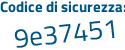 Il Codice di sicurezza è d12 continua con be7f il tutto attaccato senza spazi