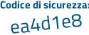 Il Codice di sicurezza è 2 continua con e31415 il tutto attaccato senza spazi