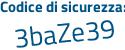 Il Codice di sicurezza è e714 poi c8b il tutto attaccato senza spazi