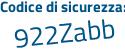 Il Codice di sicurezza è 7f segue 32e71 il tutto attaccato senza spazi