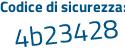 Il Codice di sicurezza è b13c poi f6f il tutto attaccato senza spazi