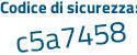 Il Codice di sicurezza è 2f889 poi b6 il tutto attaccato senza spazi