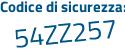 Il Codice di sicurezza è fc6 segue f946 il tutto attaccato senza spazi