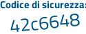 Il Codice di sicurezza è 734f96c il tutto attaccato senza spazi