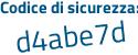 Il Codice di sicurezza è a2f7fdd il tutto attaccato senza spazi