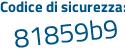 Il Codice di sicurezza è 96a continua con 8c73 il tutto attaccato senza spazi