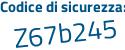 Il Codice di sicurezza è ff continua con Ze534 il tutto attaccato senza spazi