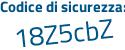 Il Codice di sicurezza è d57 segue b92f il tutto attaccato senza spazi