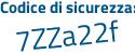 Il Codice di sicurezza è c7653 continua con eZ il tutto attaccato senza spazi