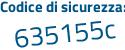 Il Codice di sicurezza è 616 continua con ea1d il tutto attaccato senza spazi