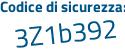 Il Codice di sicurezza è 88156 segue 4Z il tutto attaccato senza spazi