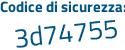 Il Codice di sicurezza è f poi ce76a6 il tutto attaccato senza spazi