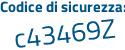 Il Codice di sicurezza è 2 segue 37d659 il tutto attaccato senza spazi