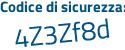 Il Codice di sicurezza è 8a2bc19 il tutto attaccato senza spazi