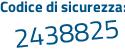 Il Codice di sicurezza è 949b77f il tutto attaccato senza spazi