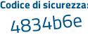 Il Codice di sicurezza è 53c8a continua con 99 il tutto attaccato senza spazi