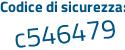 Il Codice di sicurezza è 28ebf3e il tutto attaccato senza spazi