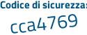 Il Codice di sicurezza è 46df continua con 937 il tutto attaccato senza spazi