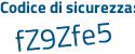 Il Codice di sicurezza è c1a72e8 il tutto attaccato senza spazi