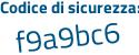 Il Codice di sicurezza è ZZ4c continua con 4Z5 il tutto attaccato senza spazi