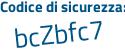 Il Codice di sicurezza è 35 continua con cffb9 il tutto attaccato senza spazi