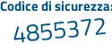 Il Codice di sicurezza è Zb43d continua con fZ il tutto attaccato senza spazi