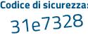 Il Codice di sicurezza è b4cb9 segue 56 il tutto attaccato senza spazi