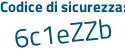 Il Codice di sicurezza è e95cb continua con a5 il tutto attaccato senza spazi