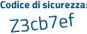 Il Codice di sicurezza è 8a6 poi 882a il tutto attaccato senza spazi