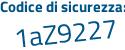 Il Codice di sicurezza è 887 continua con 73ce il tutto attaccato senza spazi