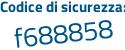 Il Codice di sicurezza è 367a continua con aac il tutto attaccato senza spazi