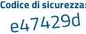 Il Codice di sicurezza è 5 continua con 5f5bec il tutto attaccato senza spazi