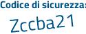 Il Codice di sicurezza è Z371Z segue 4a il tutto attaccato senza spazi