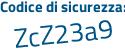 Il Codice di sicurezza è fcf poi 11e4 il tutto attaccato senza spazi