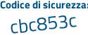 Il Codice di sicurezza è a33d poi fd5 il tutto attaccato senza spazi