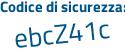 Il Codice di sicurezza è 7e48ce6 il tutto attaccato senza spazi