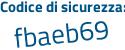 Il Codice di sicurezza è 43 continua con 28886 il tutto attaccato senza spazi