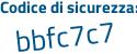 Il Codice di sicurezza è 42bZ8 continua con d9 il tutto attaccato senza spazi