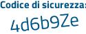 Il Codice di sicurezza è bec continua con Z3fd il tutto attaccato senza spazi