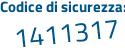 Il Codice di sicurezza è 1ZZ continua con 6da9 il tutto attaccato senza spazi