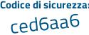 Il Codice di sicurezza è 2ec8858 il tutto attaccato senza spazi