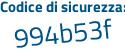 Il Codice di sicurezza è 5ff4 segue 139 il tutto attaccato senza spazi