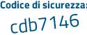 Il Codice di sicurezza è bec segue 65d9 il tutto attaccato senza spazi