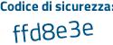 Il Codice di sicurezza è 3b63b58 il tutto attaccato senza spazi