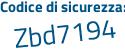 Il Codice di sicurezza è fc2e3 poi d9 il tutto attaccato senza spazi