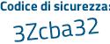 Il Codice di sicurezza è 3d9db continua con 63 il tutto attaccato senza spazi