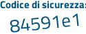 Il Codice di sicurezza è 889438c il tutto attaccato senza spazi