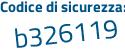 Il Codice di sicurezza è a6 continua con a49a7 il tutto attaccato senza spazi