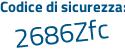 Il Codice di sicurezza è 7a9Zfbb il tutto attaccato senza spazi