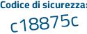 Il Codice di sicurezza è 1 poi 215924 il tutto attaccato senza spazi